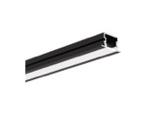 Profil&eacute; PDS4 K alu anodis&eacute; noir 2 m (sans diffuseur) - KLUS-