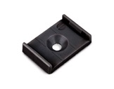 Clip de fixation PVC noir pour profil&eacute; gamme double & lipod - KLUS-