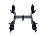 TEMA • Support rotatif de pendrillon avec 2 x 2 colliers de fixation pour tube d-