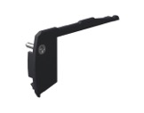 Embout droit noir de nez de marche pour LED6902 - KLUS-