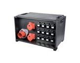 BOITIER • 63A 30mA Tetra => 2x32A Tetra sur 2xCEE17 + 6x16A sur 12xPC16-