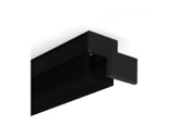 Embout noir pour diffuseur carr&eacute; de profil&eacute;s gamme DOUBLE - KLUS-
