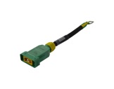 CONTRIK &bull; C&acirc;ble de mise &agrave; la terre 25 cm - fiche CONNEX m&acirc;le vers &oelig;illet M12-