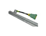 CONTRIK &bull; C&acirc;ble de mise &agrave; la terre 25 cm - fiche CONNEX m&acirc;le sur piquet acier-
