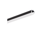 KLUS &bull; Profil&eacute; PIKO O alu anodis&eacute; noir 3 m (sans diffuseur) -