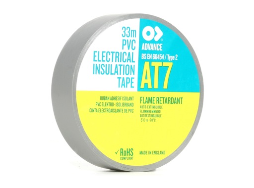 6 rouleaux de 19mm x 33m gris électrique pvc isolation ruban isolant
