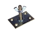 Platine • Mâle 70/45 + rondelle et papillon-