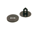 OEILLET • Clip noir pvc-