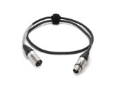 CABLE • Micro noir 0,6 mètre 2x0,22mm2 NC3MXX & NC3FXX-cables-micros