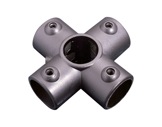 Raccord tubulaire ø 50 4 directions tube central-