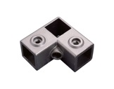Raccord carré 40/40 3 voies à 90°-