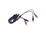 Cordon • 2 RCA mâle + 2 RCA mâle Lg 1,2m-