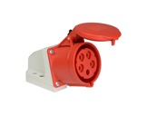 PCE • Socle femelle incliné avec boitier P17 32A 400V 3P+N+T IP44-