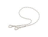 LONGE • Polyamide 2 boucles cossées Longueur 1 m ø12mm-