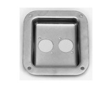 Cuvette • 2 XLR serie D, dimensions 112 x 102 x 12mm-