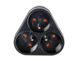 Triplette noire • 10/16A 250V CE-