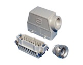 HARTING • Fiche mâle coudée 16 Contacts 16 Ampères PG29-
