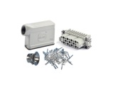HARTING • Fiche mâle coudée 25 Contacts 10 Ampères PG16-