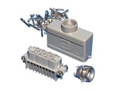 HARTING • Fiche femelle 25 Contacts 10 Ampères PG16-