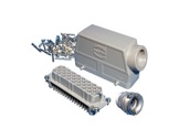 HARTING • Fiche femelle coudée 64 Contacts 10 Ampères PG29-