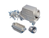 HARTING • Prolongateur mâle coudé à leviers 72 Contacts 10 Ampères PG29-