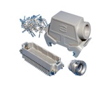 HARTING • Prolongateur mâle coudé à leviers 108 Contacts 10 Ampères PG29-