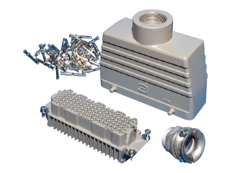 Fiche femelle HARTING 108 Contacts 10 Ampères PG21