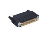HARTING • Connecteur DB37 mâle + capot noir plastique droit-
