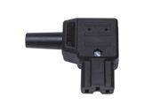 KAISER • CEE 22 Fiche femelle coudée 10A 2P+T 240V 155°C-