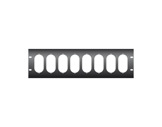 KILT • Plaque 3U / 19" avec usinage pour 8 embases K501-