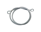 Élingue de levage diamètre 4 mm 30 cm 140 kg cossée gainée manchonnée-